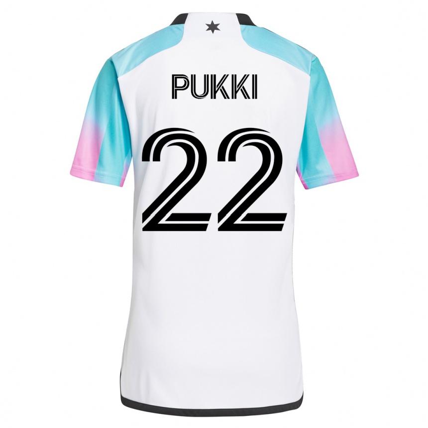 Mujer Fútbol Camiseta Teemu Pukki #22 Blanco 2ª Equipación 2023/24