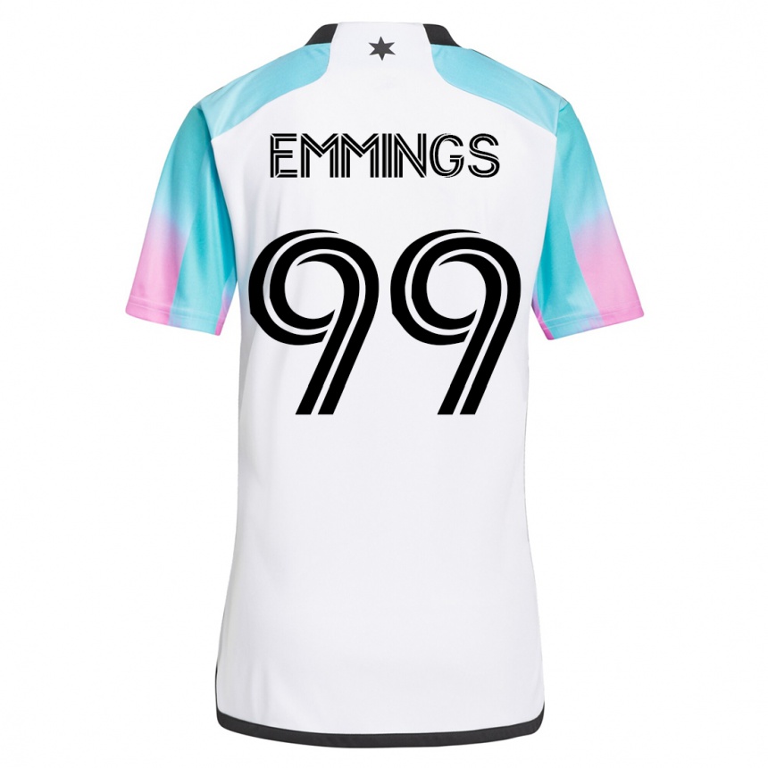 Mujer Fútbol Camiseta Fred Emmings #99 Blanco 2ª Equipación 2023/24