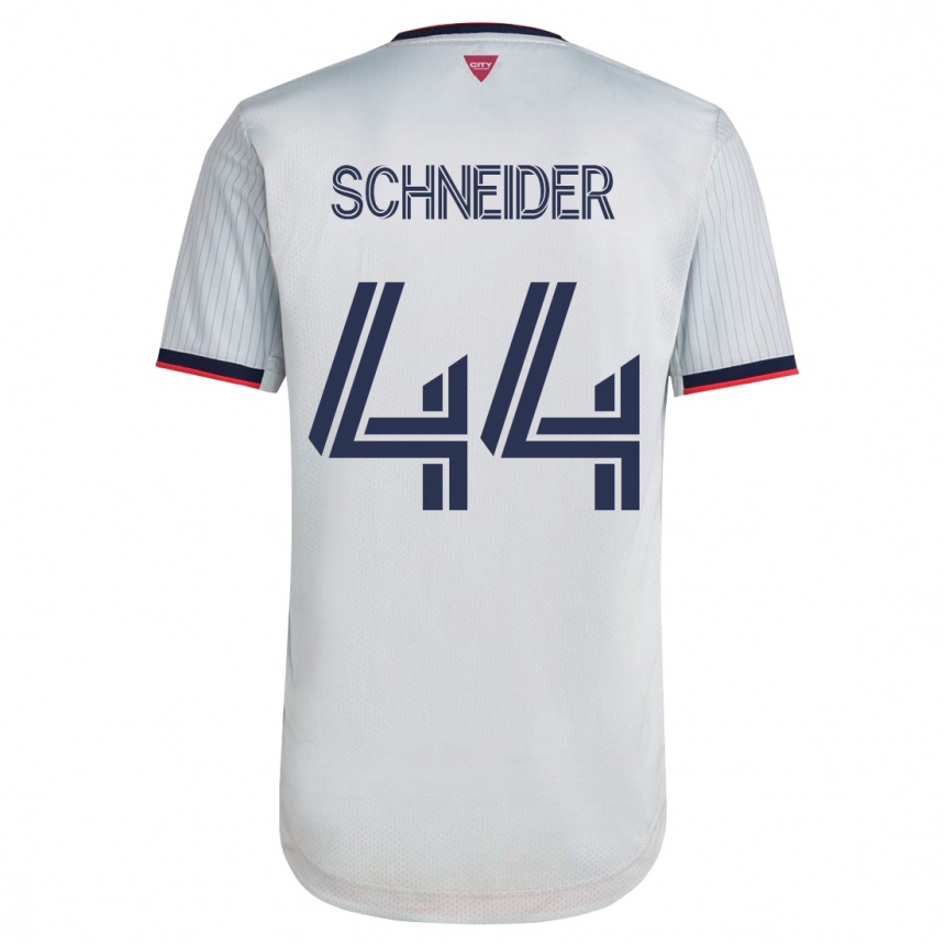 Mujer Fútbol Camiseta Max Schneider #44 Blanco 2ª Equipación 2023/24