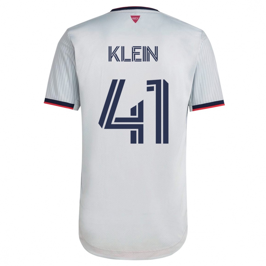 Mujer Fútbol Camiseta Johnny Klein #41 Blanco 2ª Equipación 2023/24
