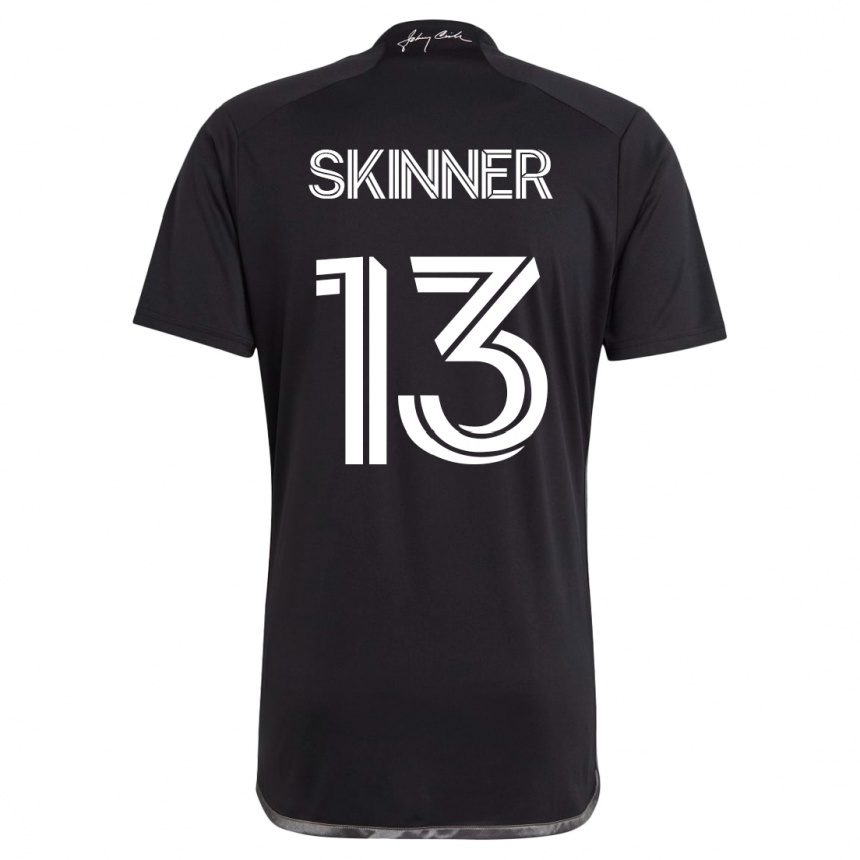 Mujer Fútbol Camiseta Joey Skinner #13 Negro 2ª Equipación 2023/24