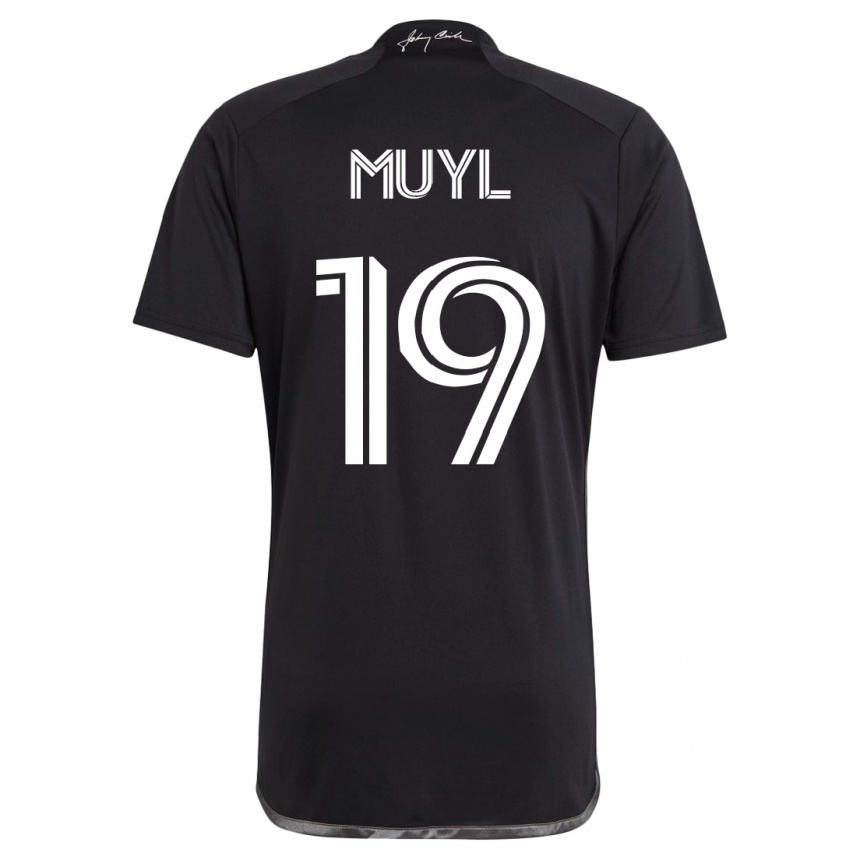 Mujer Fútbol Camiseta Alex Muyl #19 Negro 2ª Equipación 2023/24