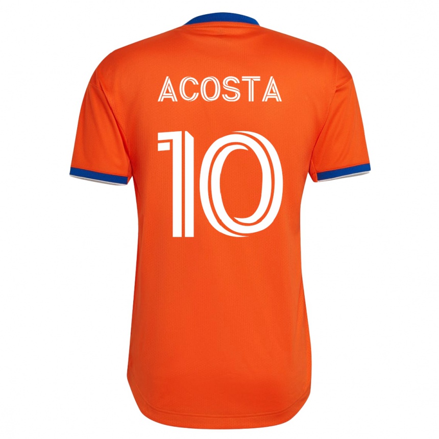 Mujer Fútbol Camiseta Luciano Acosta #10 Blanco 2ª Equipación 2023/24