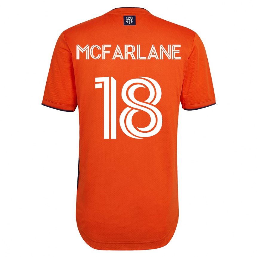 Mujer Fútbol Camiseta Christian Mcfarlane #18 Negro 2ª Equipación 2023/24