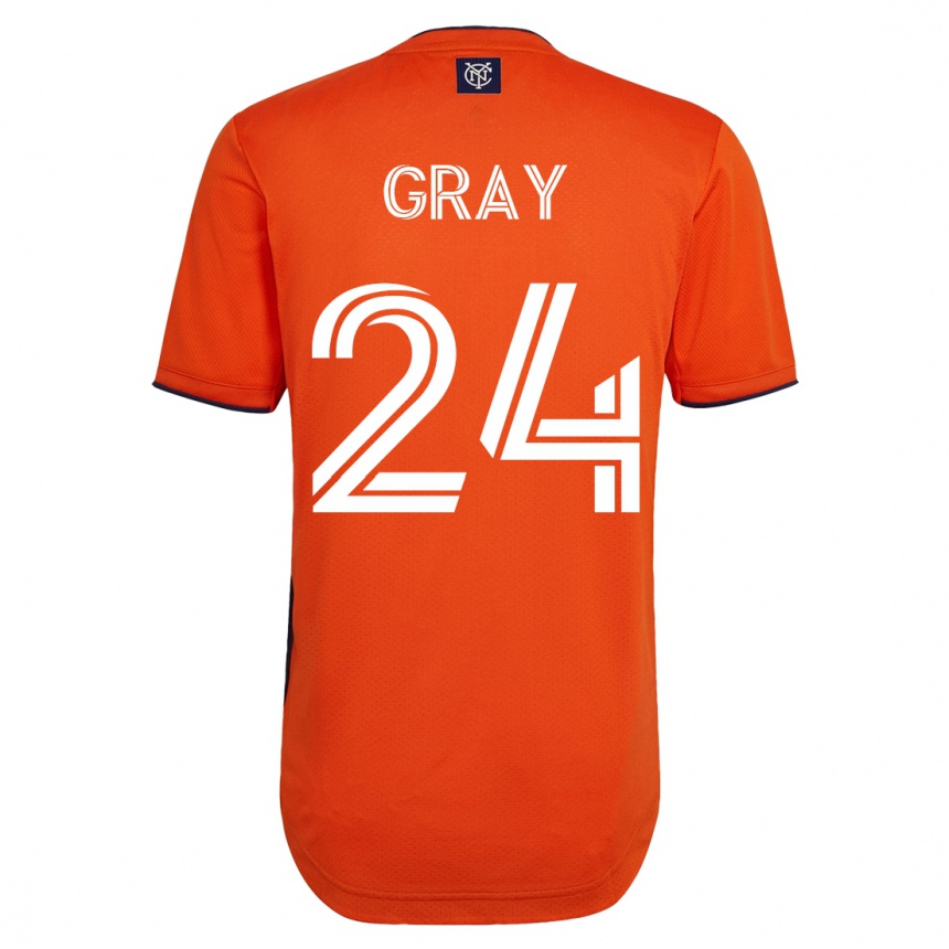 Mujer Fútbol Camiseta Tayvon Gray #24 Negro 2ª Equipación 2023/24