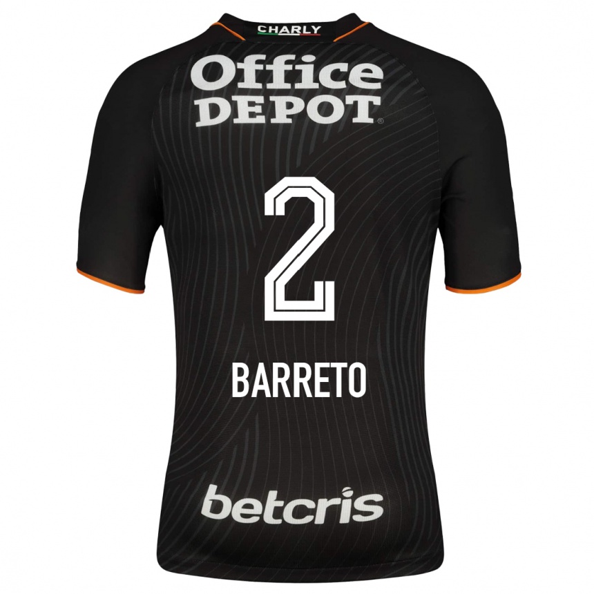 Mujer Fútbol Camiseta Sergio Barreto #2 Negro 2ª Equipación 2023/24