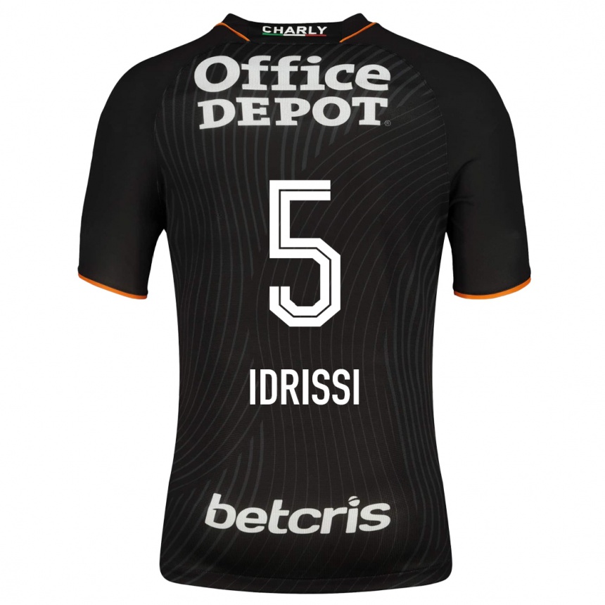 Mujer Fútbol Camiseta Oussama Idrissi #5 Negro 2ª Equipación 2023/24