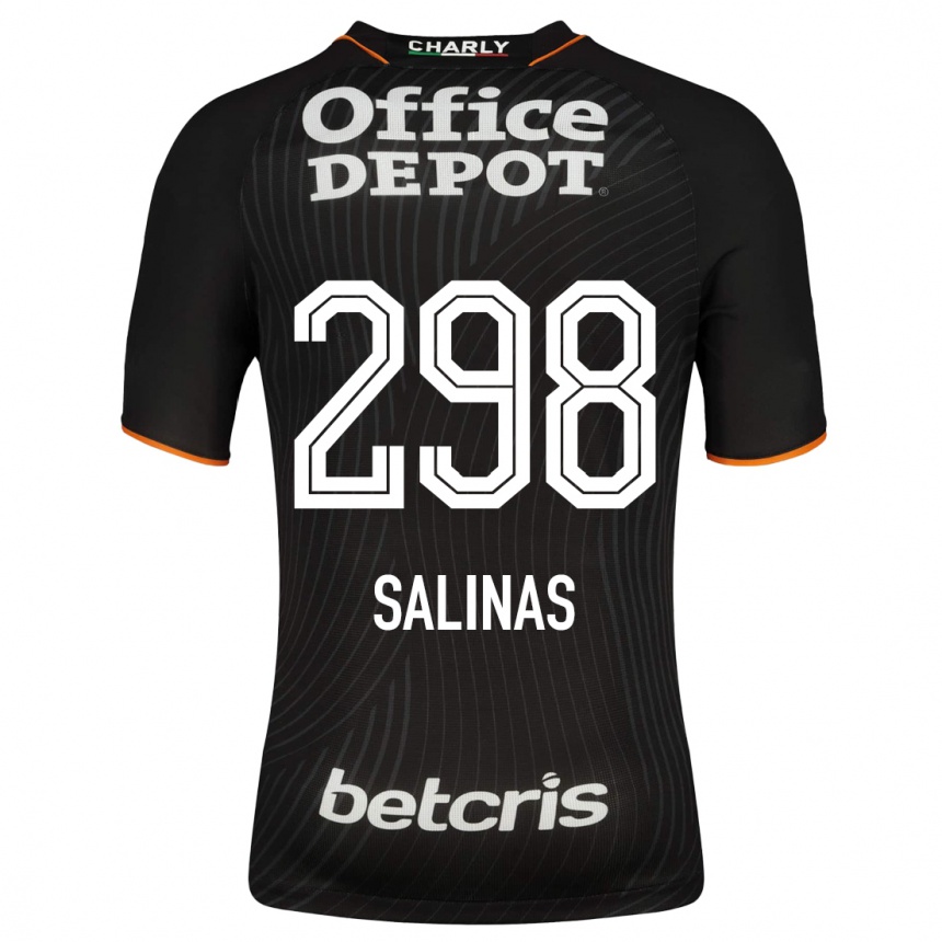 Mujer Fútbol Camiseta Jesús Salinas #298 Negro 2ª Equipación 2023/24