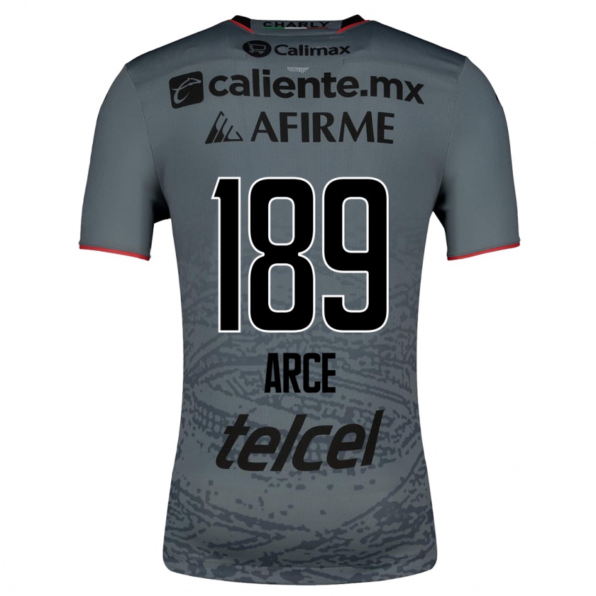 Mujer Fútbol Camiseta Diego Arce #189 Gris 2ª Equipación 2023/24