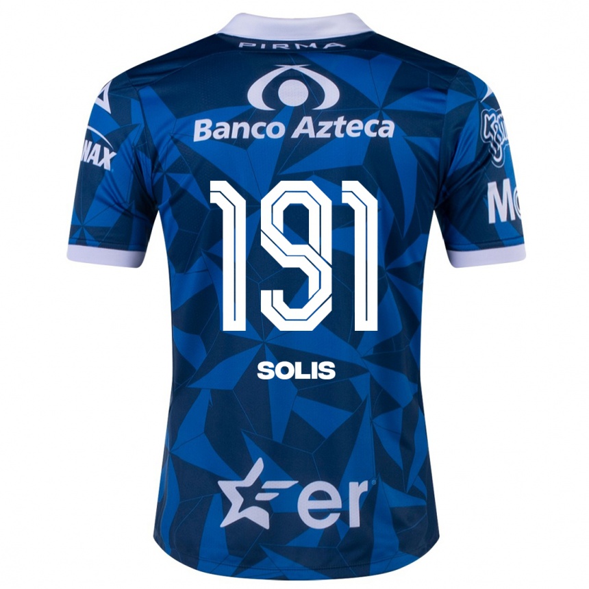 Mujer Fútbol Camiseta César Solís #191 Azul 2ª Equipación 2023/24
