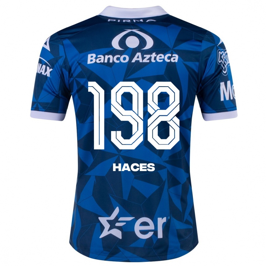 Mujer Fútbol Camiseta Daniel Haces #198 Azul 2ª Equipación 2023/24