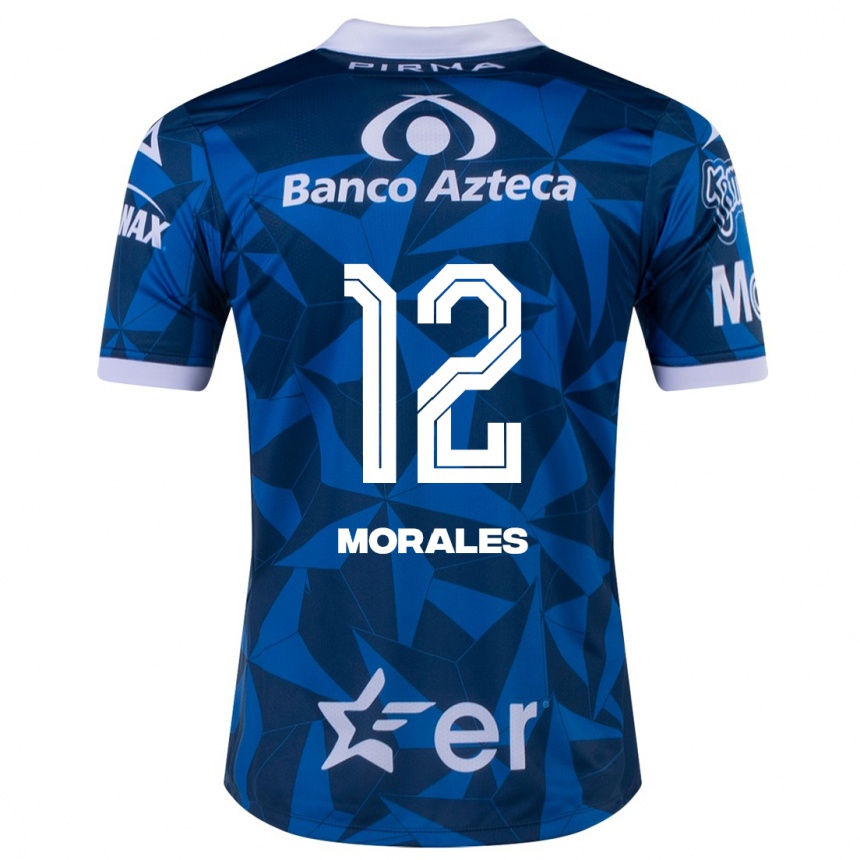 Mujer Fútbol Camiseta Karla Morales #12 Azul 2ª Equipación 2023/24
