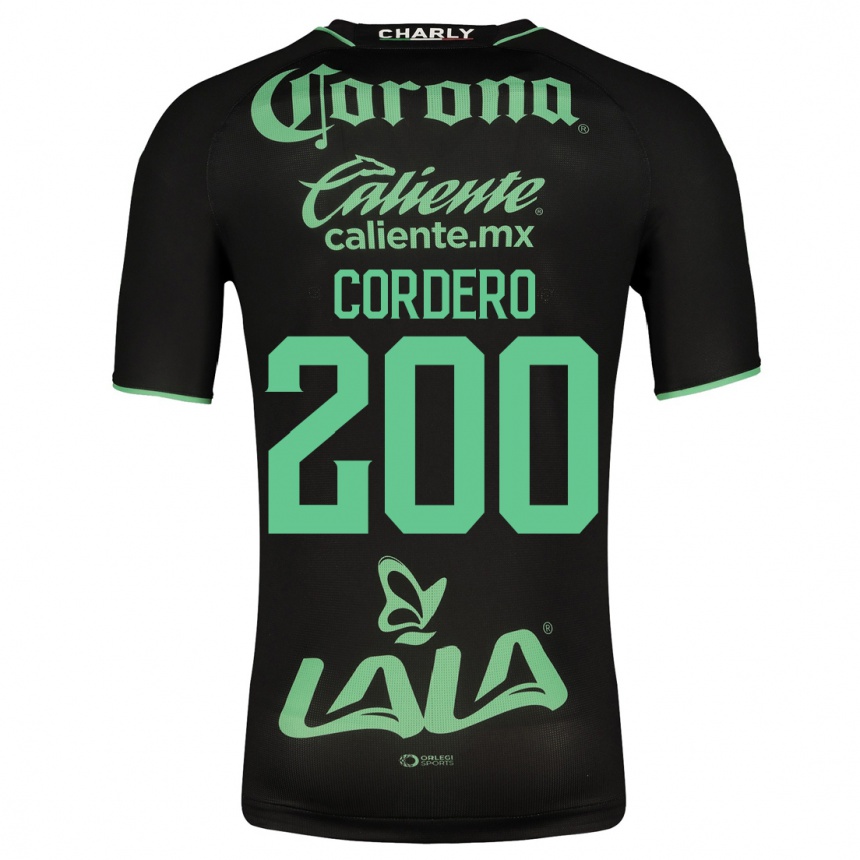 Mujer Fútbol Camiseta Mario Cordero #200 Negro 2ª Equipación 2023/24