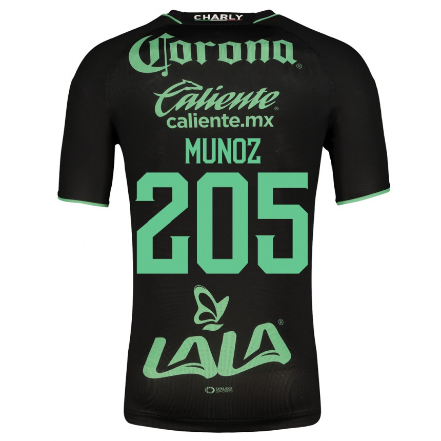 Mujer Fútbol Camiseta Guillermo Muñoz #205 Negro 2ª Equipación 2023/24