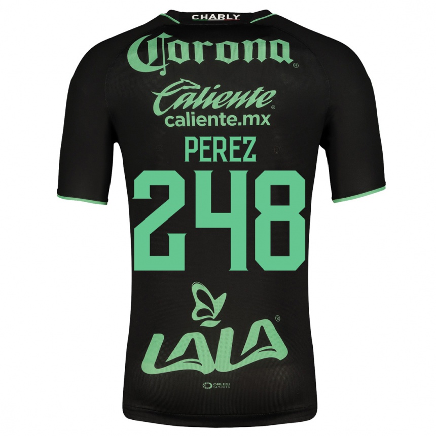 Mujer Fútbol Camiseta Jonathan Pérez #248 Negro 2ª Equipación 2023/24