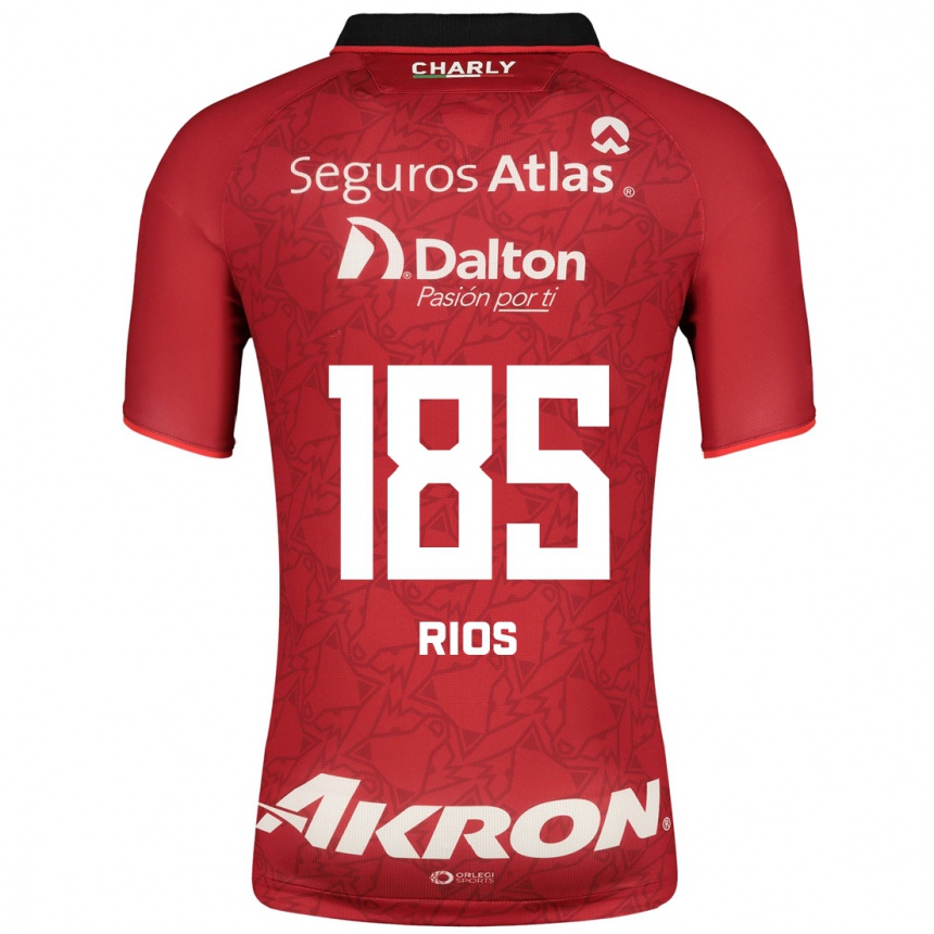 Mujer Fútbol Camiseta Víctor Ríos #185 Rojo 2ª Equipación 2023/24