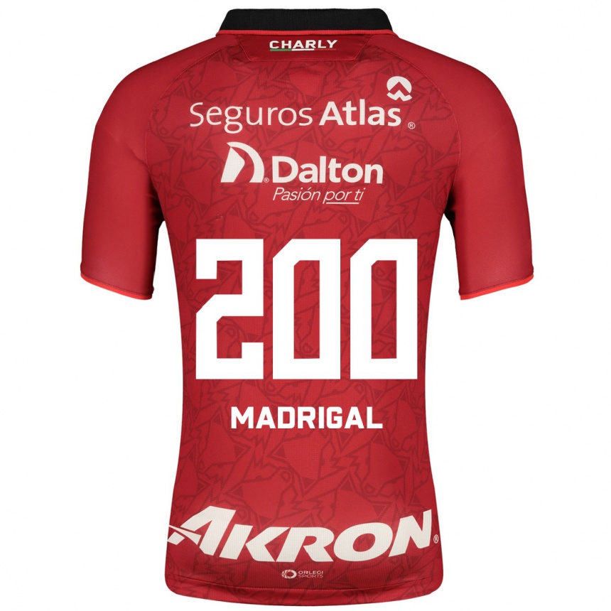 Mujer Fútbol Camiseta Kevin Madrigal #200 Rojo 2ª Equipación 2023/24