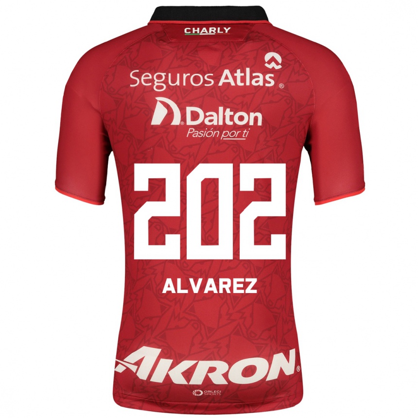 Mujer Fútbol Camiseta Sergio Álvarez #202 Rojo 2ª Equipación 2023/24
