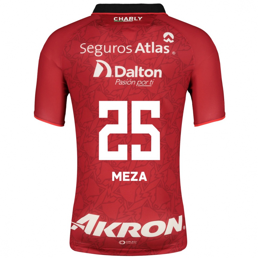 Mujer Fútbol Camiseta Daniela Meza #25 Rojo 2ª Equipación 2023/24