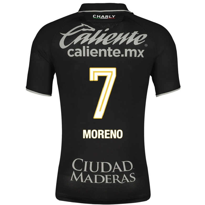Mujer Fútbol Camiseta Iván Moreno #7 Negro 2ª Equipación 2023/24