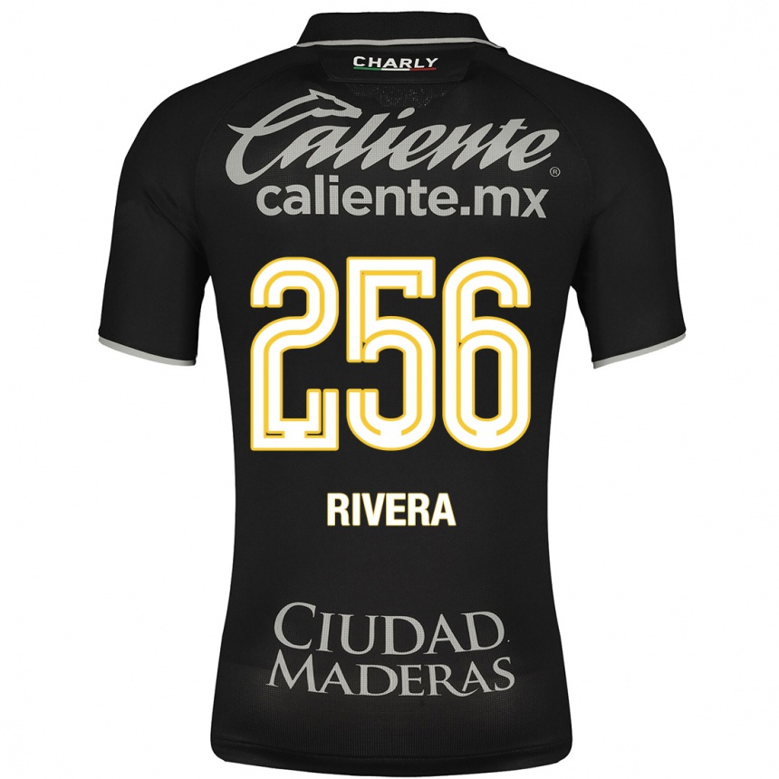 Mujer Fútbol Camiseta Fernando Rivera #256 Negro 2ª Equipación 2023/24