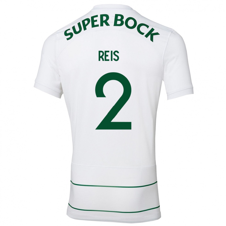 Mujer Fútbol Camiseta Matheus Reis #2 Blanco 2ª Equipación 2023/24