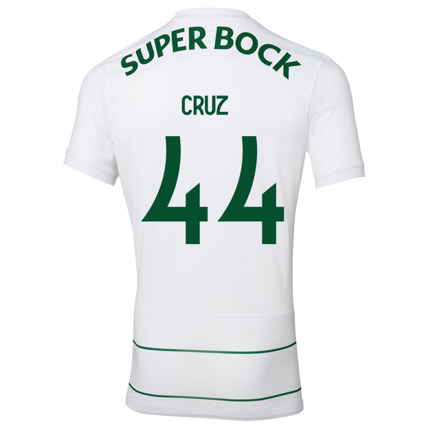 Mujer Fútbol Camiseta Marco Cruz #44 Blanco 2ª Equipación 2023/24