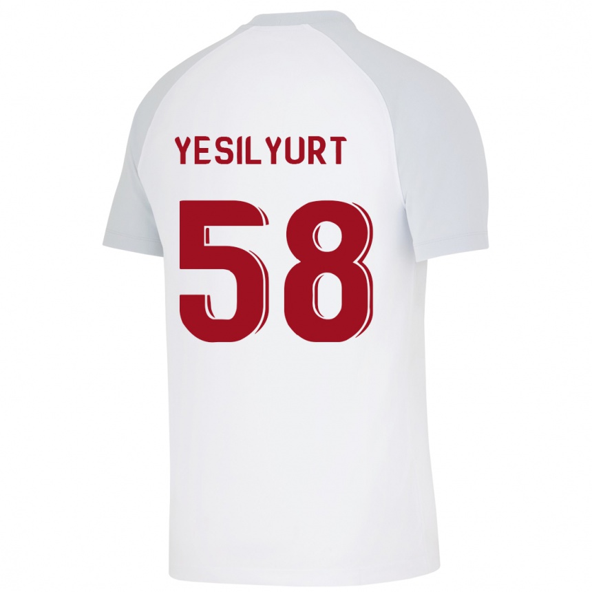 Mujer Fútbol Camiseta Ali Yeşilyurt #58 Blanco 2ª Equipación 2023/24