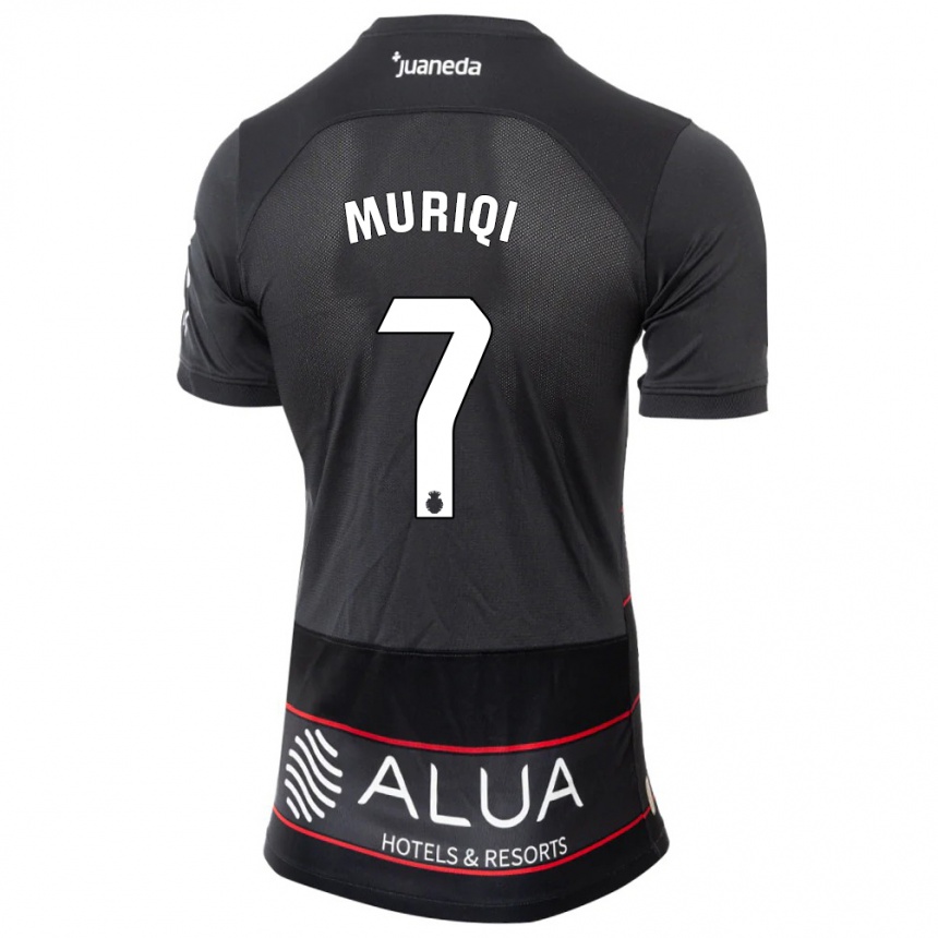 Mujer Fútbol Camiseta Vedat Muriqi #7 Negro 2ª Equipación 2023/24