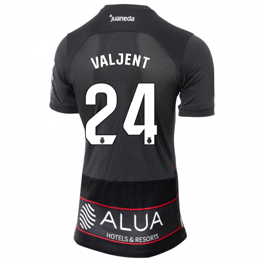 Mujer Fútbol Camiseta Martin Valjent #24 Negro 2ª Equipación 2023/24