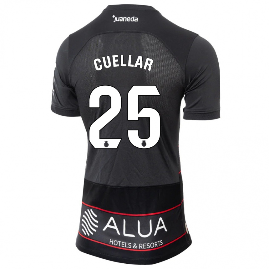 Mujer Fútbol Camiseta Iván Cuéllar #25 Negro 2ª Equipación 2023/24