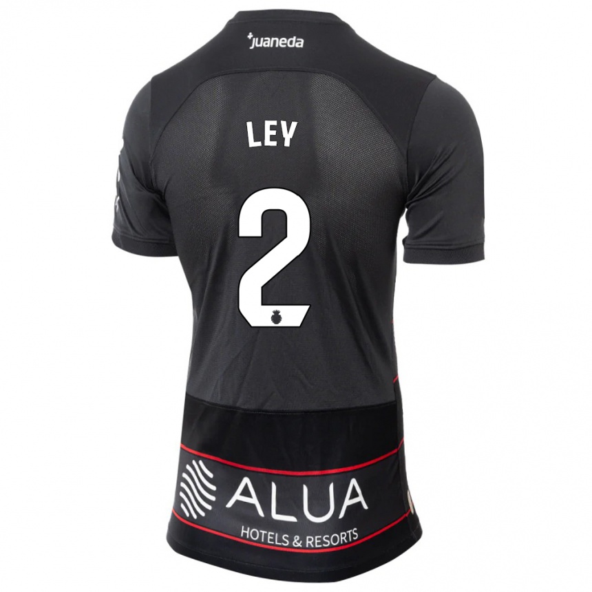 Mujer Fútbol Camiseta Yuzún Ley #2 Negro 2ª Equipación 2023/24