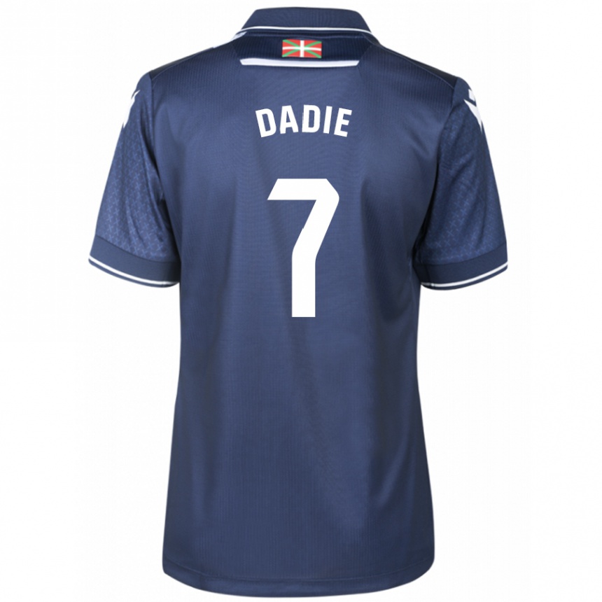 Mujer Fútbol Camiseta Alberto Dadie #7 Armada 2ª Equipación 2023/24