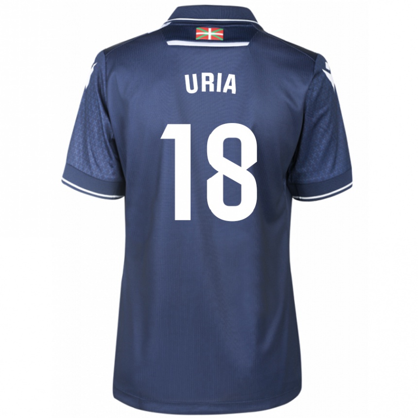 Mujer Fútbol Camiseta Mirari Uria Gabilondo #18 Armada 2ª Equipación 2023/24
