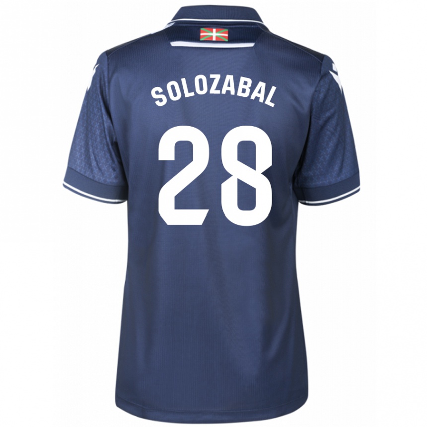 Mujer Fútbol Camiseta Malen Solozabal Ibarra #28 Armada 2ª Equipación 2023/24