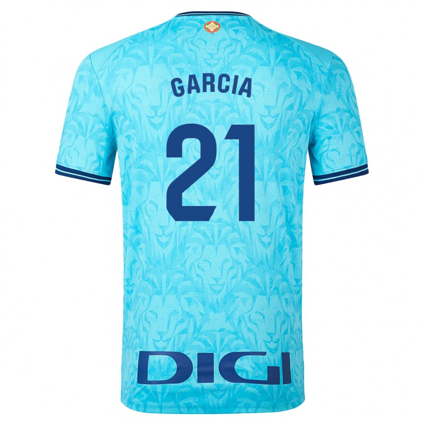 Mujer Fútbol Camiseta Beñat García #21 Cielo Azul 2ª Equipación 2023/24