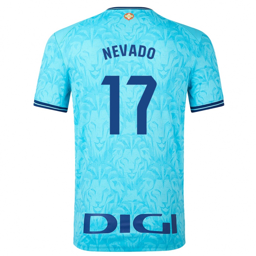 Mujer Fútbol Camiseta Nerea Nevado Gómez #17 Cielo Azul 2ª Equipación 2023/24