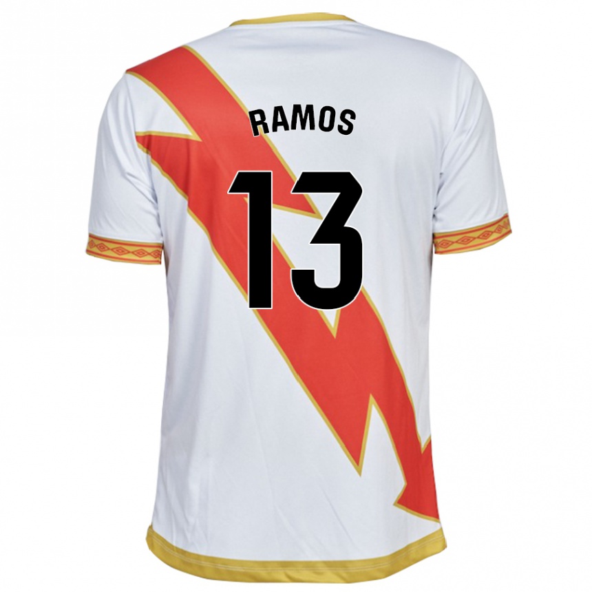 Niño Fútbol Camiseta Mario Ramos #13 Blanco 1ª Equipación 2023/24