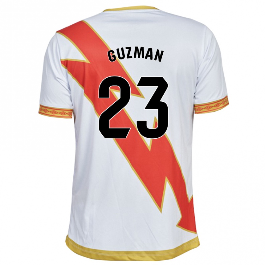 Niño Fútbol Camiseta Miguel Guzmán #23 Blanco 1ª Equipación 2023/24