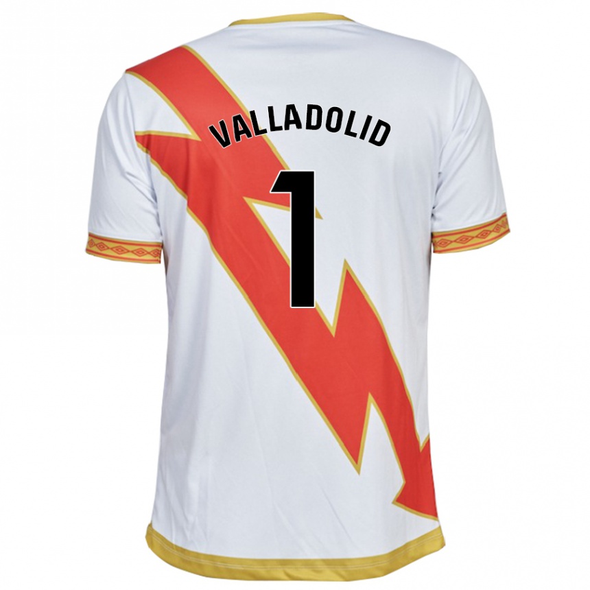 Niño Fútbol Camiseta Miriam Valladolid Sánchez #1 Blanco 1ª Equipación 2023/24