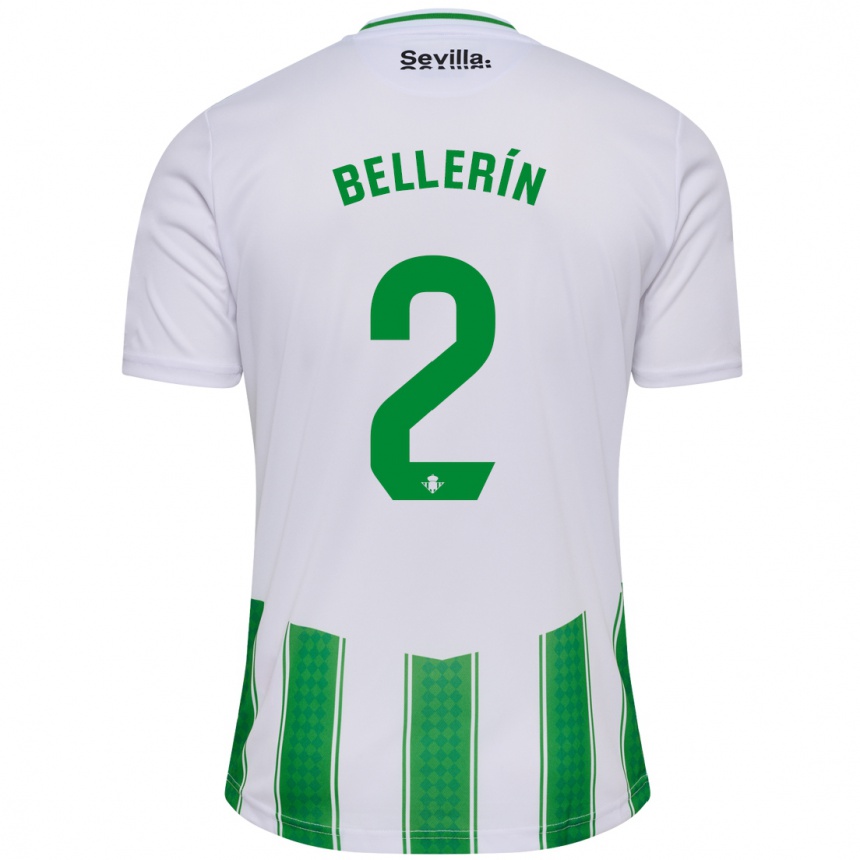 Niño Fútbol Camiseta Hector Bellerin #2 Blanco 1ª Equipación 2023/24