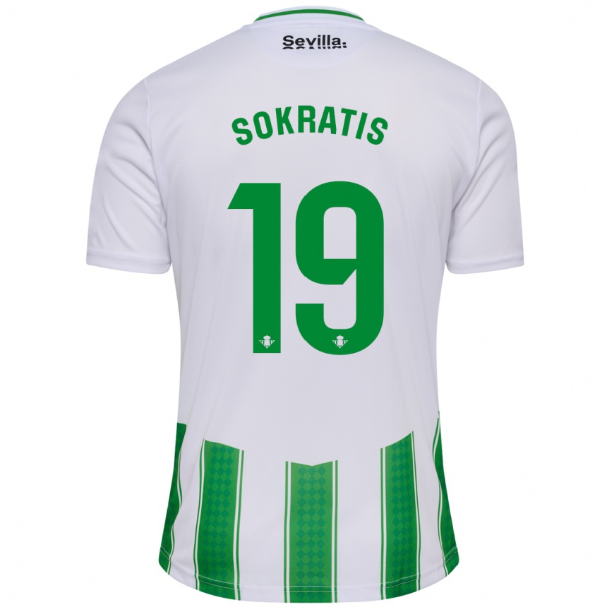 Niño Fútbol Camiseta Sokratis Papastathopoulos #19 Blanco 1ª Equipación 2023/24