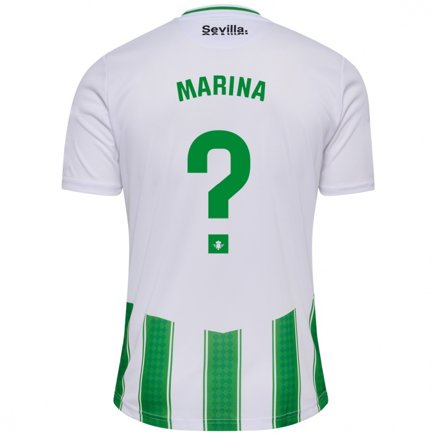 Niño Fútbol Camiseta Rodrigo Marina #0 Blanco 1ª Equipación 2023/24