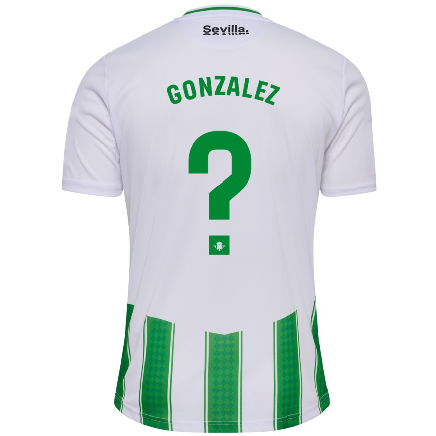 Niño Fútbol Camiseta David González #7 Blanco 1ª Equipación 2023/24