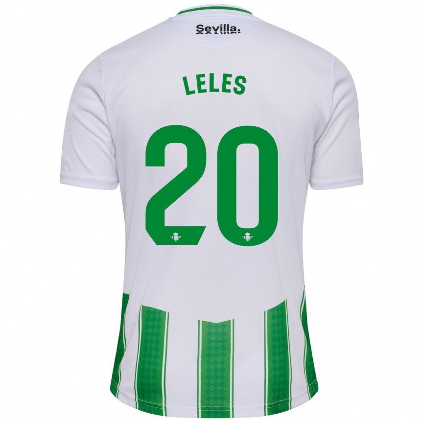 Niño Fútbol Camiseta María De Los Ángeles Carrión Egido #20 Blanco 1ª Equipación 2023/24