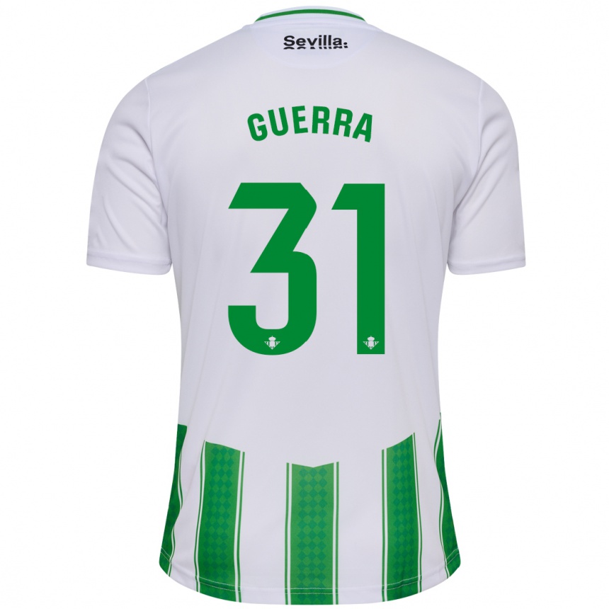 Niño Fútbol Camiseta Ana Guerra Morcillo #31 Blanco 1ª Equipación 2023/24