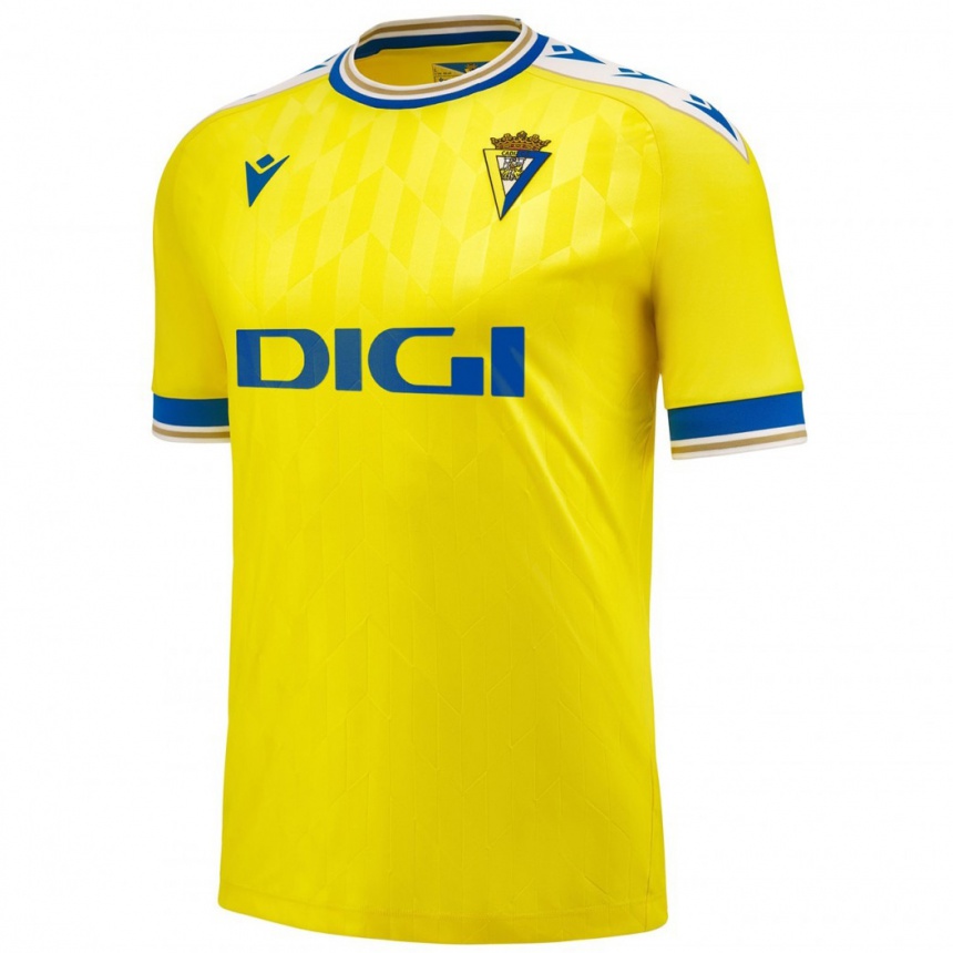 Niño Fútbol Camiseta Azahara #6 Amarillo 1ª Equipación 2023/24