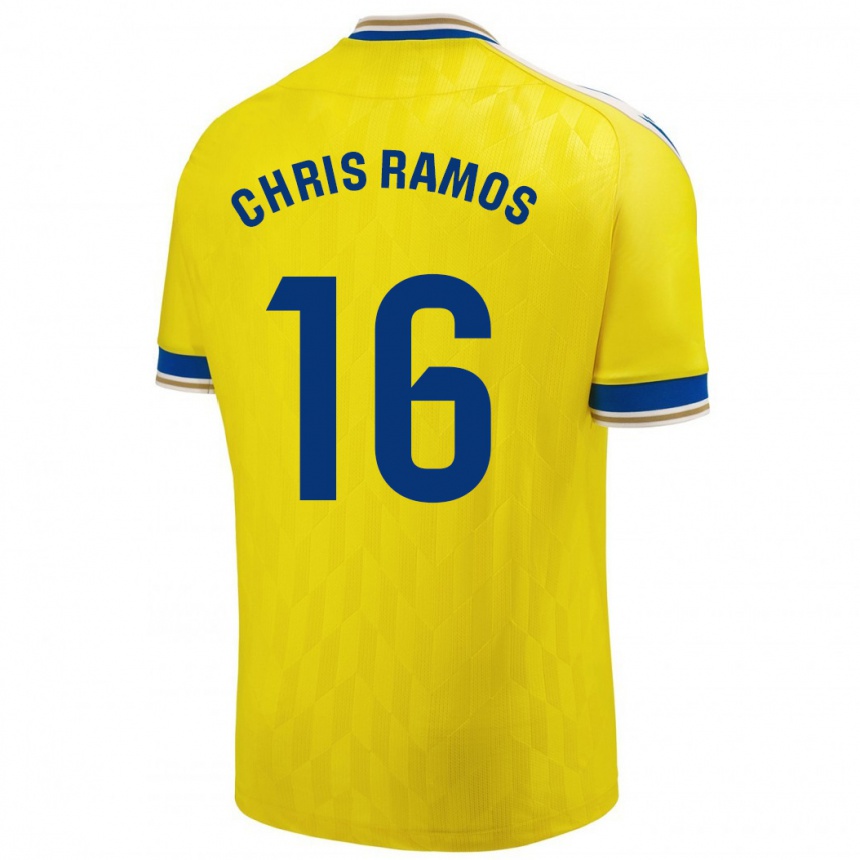 Niño Fútbol Camiseta Chris Ramos #16 Amarillo 1ª Equipación 2023/24