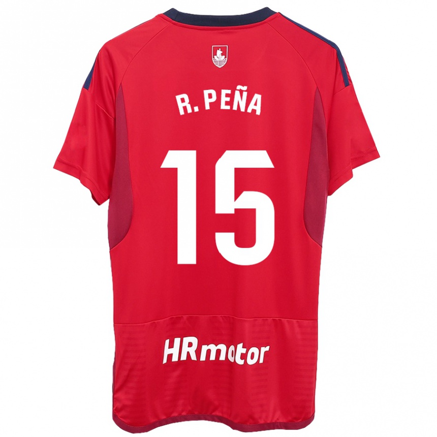 Niño Fútbol Camiseta Rubén Peña #15 Rojo 1ª Equipación 2023/24