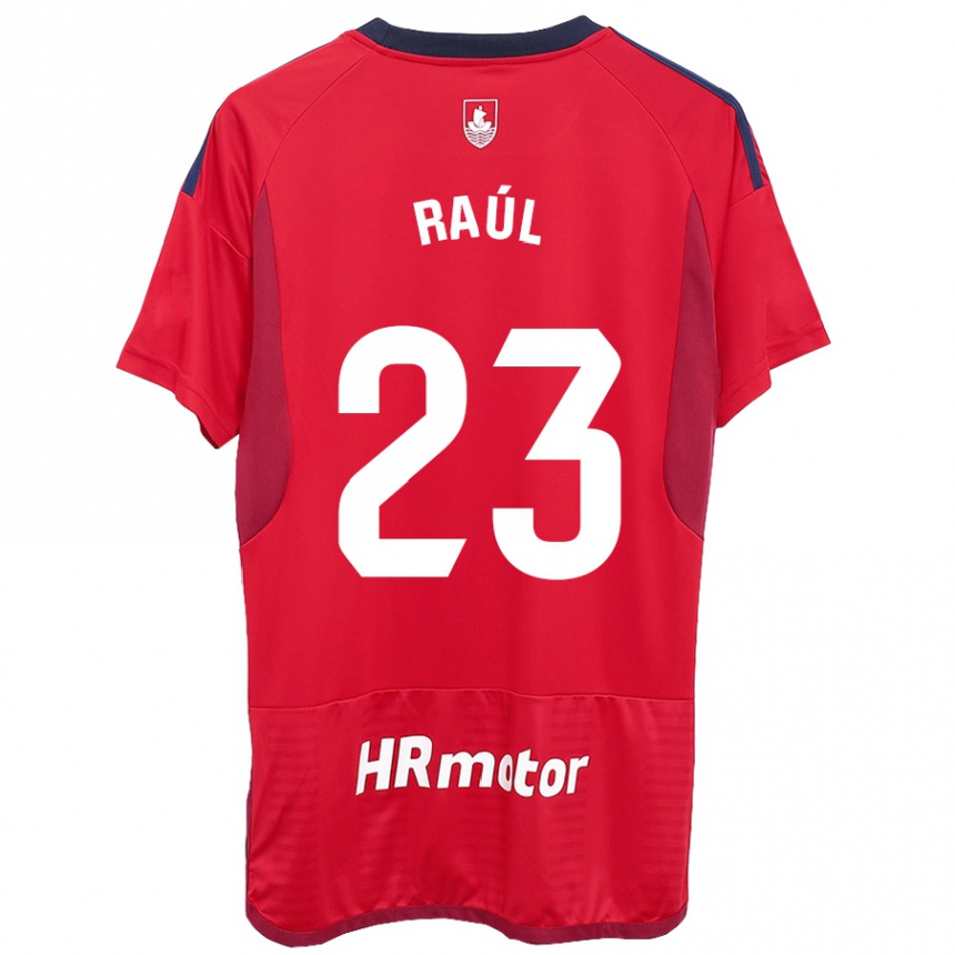 Niño Fútbol Camiseta Raúl García #23 Rojo 1ª Equipación 2023/24